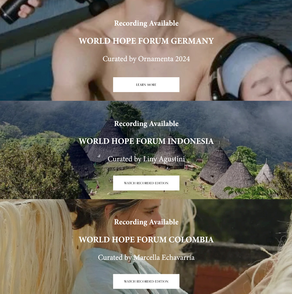 Anthrotopia, Word hope forum, Lidewij Edelkoort, Philip Fimmano, ingrid Rügemer, Prof. Oliver Szasz